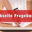 Fragebogen Webseite Webdesign