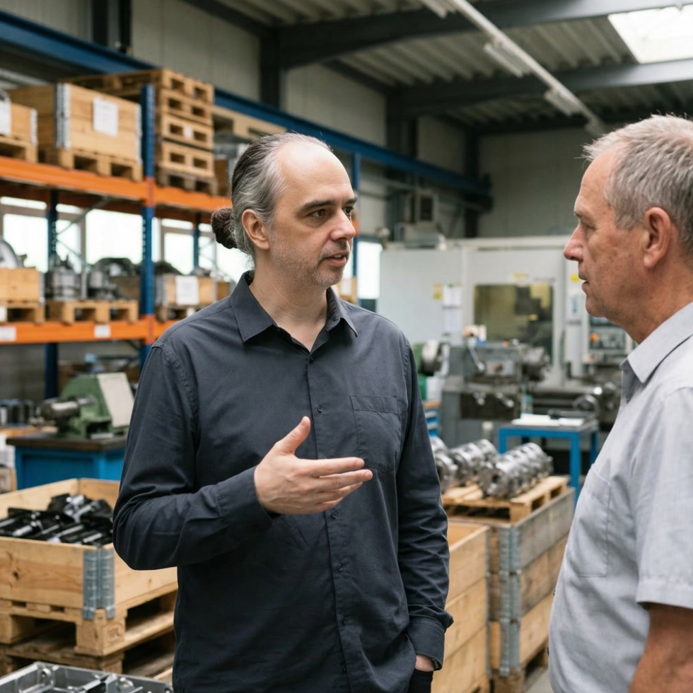 Michael Feder Mittelstand Lagerhalle