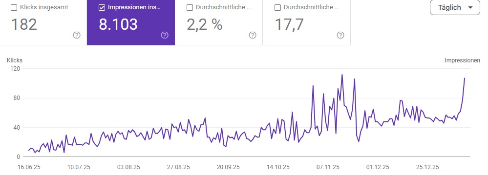 SEO Sichtbarkeit Entwicklung Hausmeister Service