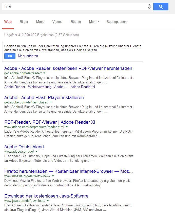 Linktext Ankertext Beispiel